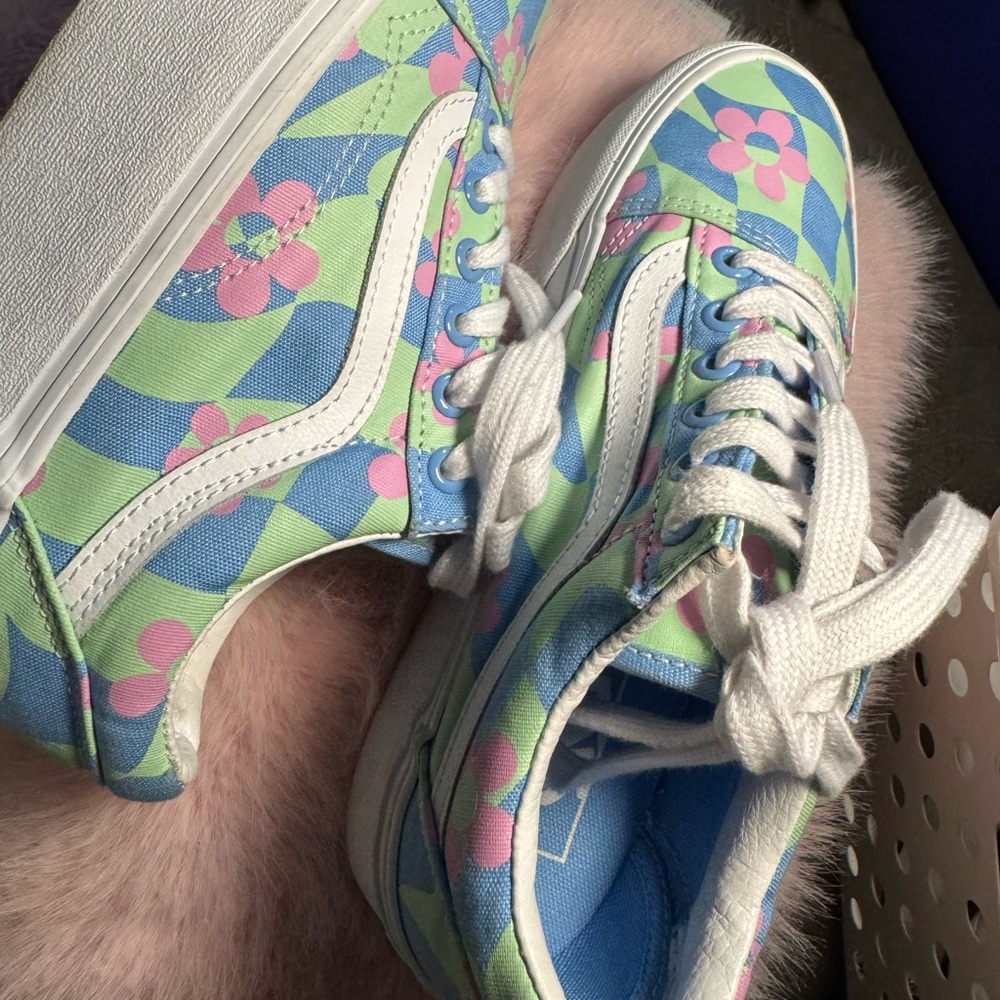 Vans Platform Floral Shoes
